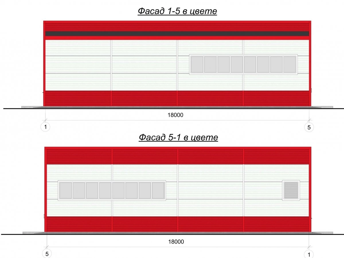3D визуализация Магазин из сэндвич-панелей - фото 6